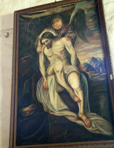 Cristo muerto sostenido por un ángel (s. XVII)