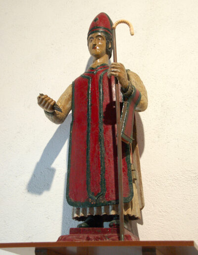 Imagen de San Ildefonso, representado como obispo.