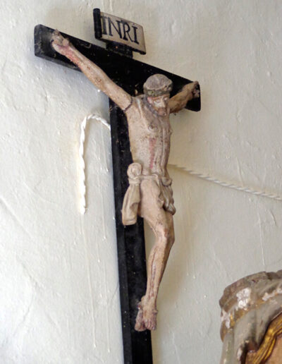 Imagen del siglo XVII de Cristo crucificado.