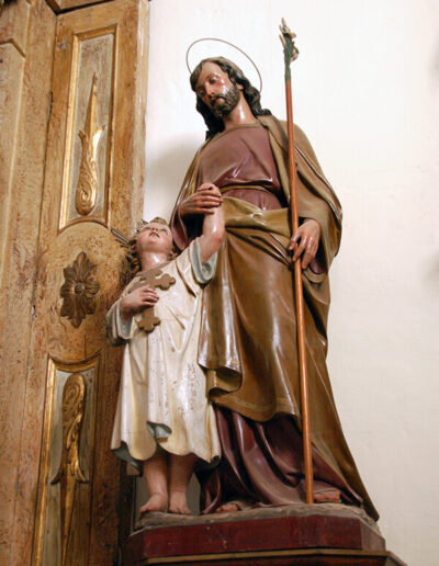 Imagen de San José con el Niño Jesús, de principios del s. XX.