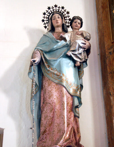 Imagen de la Virgen del Rosario, de principios del siglo XX.
