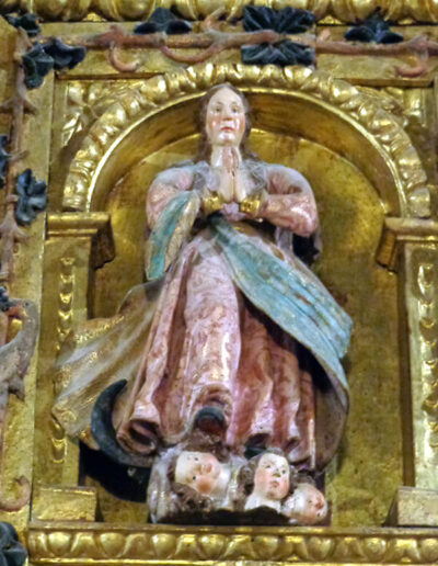 Imagen barroca de la Inmaculada.
