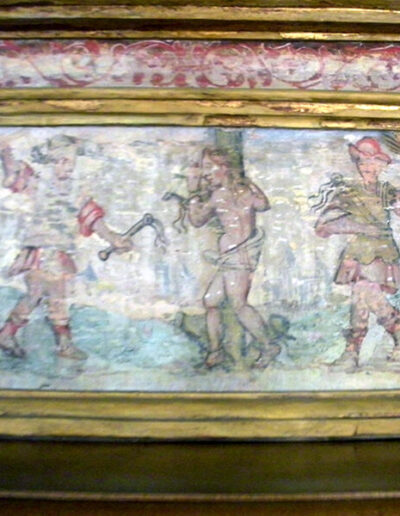 Flagelación de Cristo (pintura sobre tabla, s. XVII)