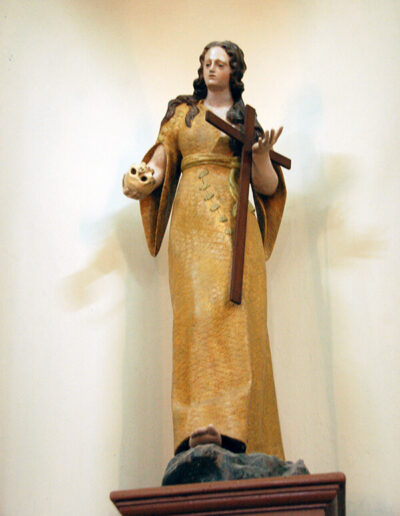 Andra Maria Magdalena, ermitako patroia (irudi barrokoa).