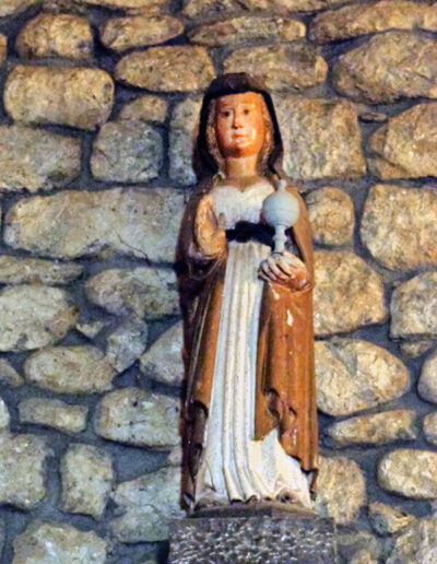 Esta talla de Santa María Magdalena se confunde popularmente con Santa Apolonia.